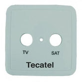 Tecatel Καπάκι Πρίζας Διπλό TV/SAT